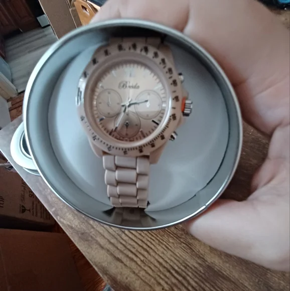 Brèda watch w/ silicone strap display picture 1